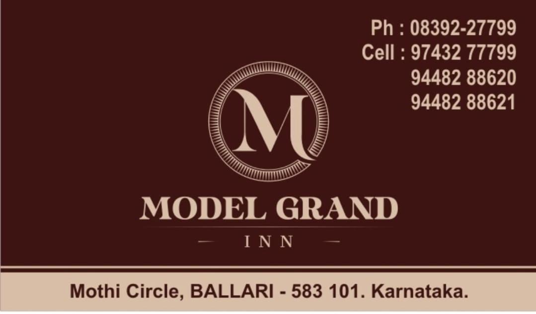 Model Grand Inn Bellary Exteriér fotografie